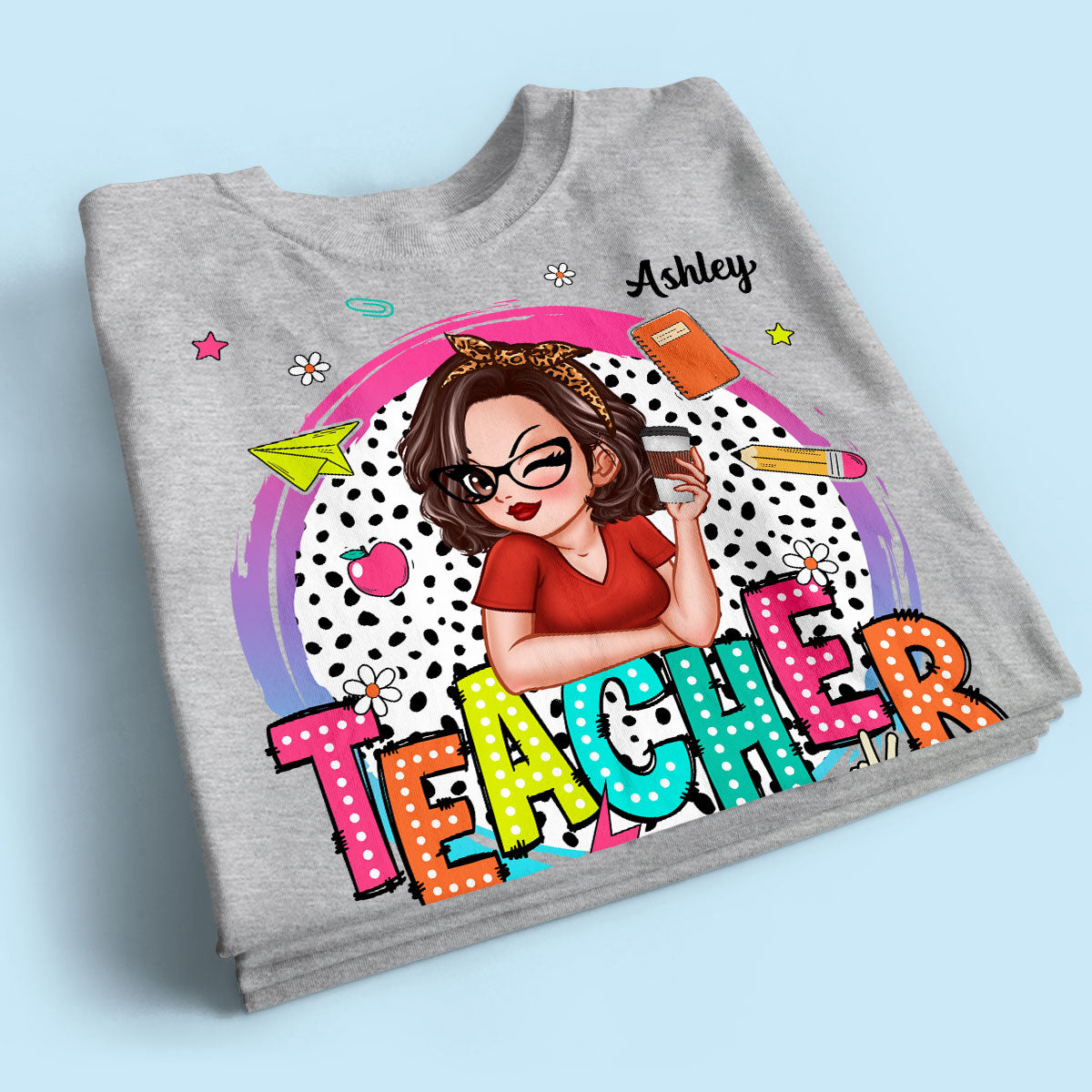 Teacher Personalized Summer Vibe Shirt, Back To School, Teacher Appreciation, Teacher Gift