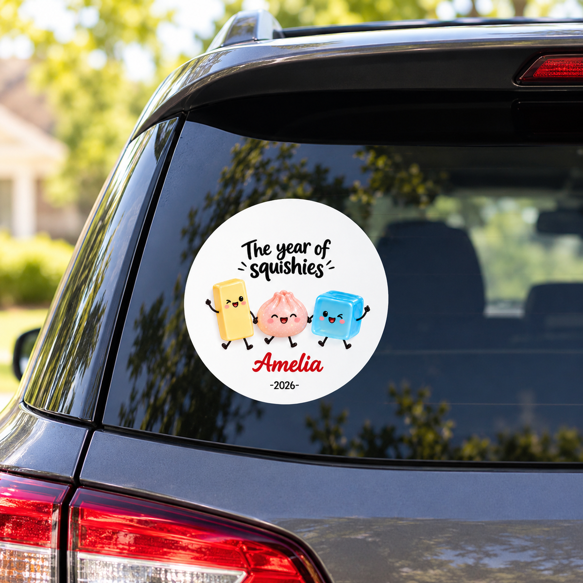 The Year Of Squishies 2D Flat - Personalized Decal