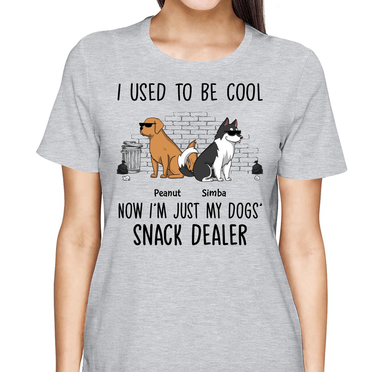 Dog Mom Dog Dad Snack Dealer Funny Dogs Cartoon Personalized Shirt
