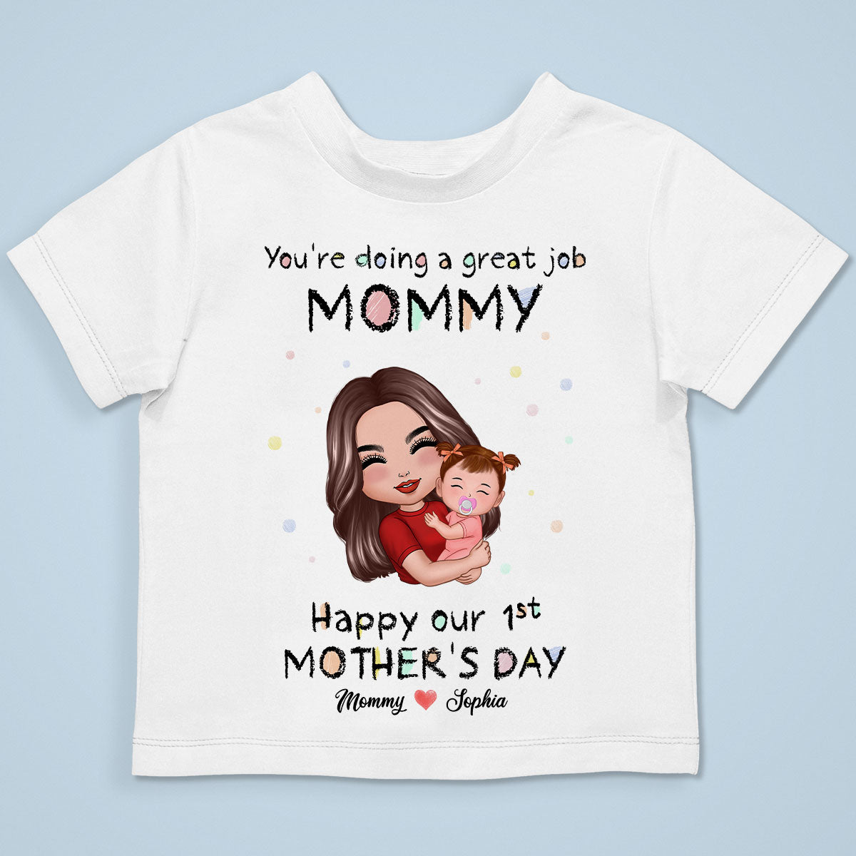 You're Doing Great Job Mommy Daddy Personalized Baby Onesie Baby Shirt