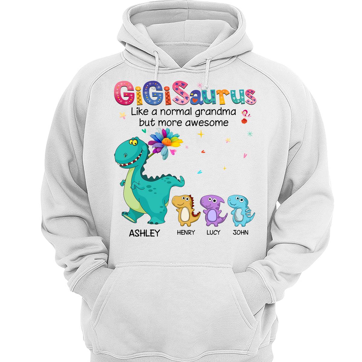 Grandmasaurus Colorful Pattern Personalized Shirt