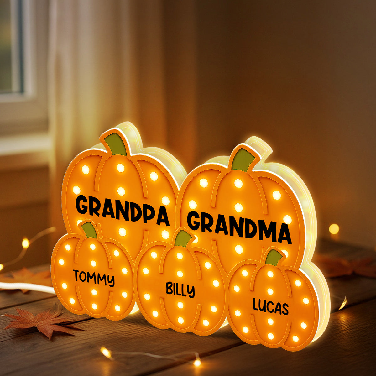 Show Custom Recommendation - TRC1202507313489 - Grandma Pumpkin Light Box