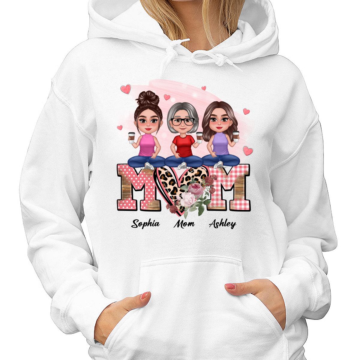 Best Mom Ever Sitting On Text Personalized Shirt
