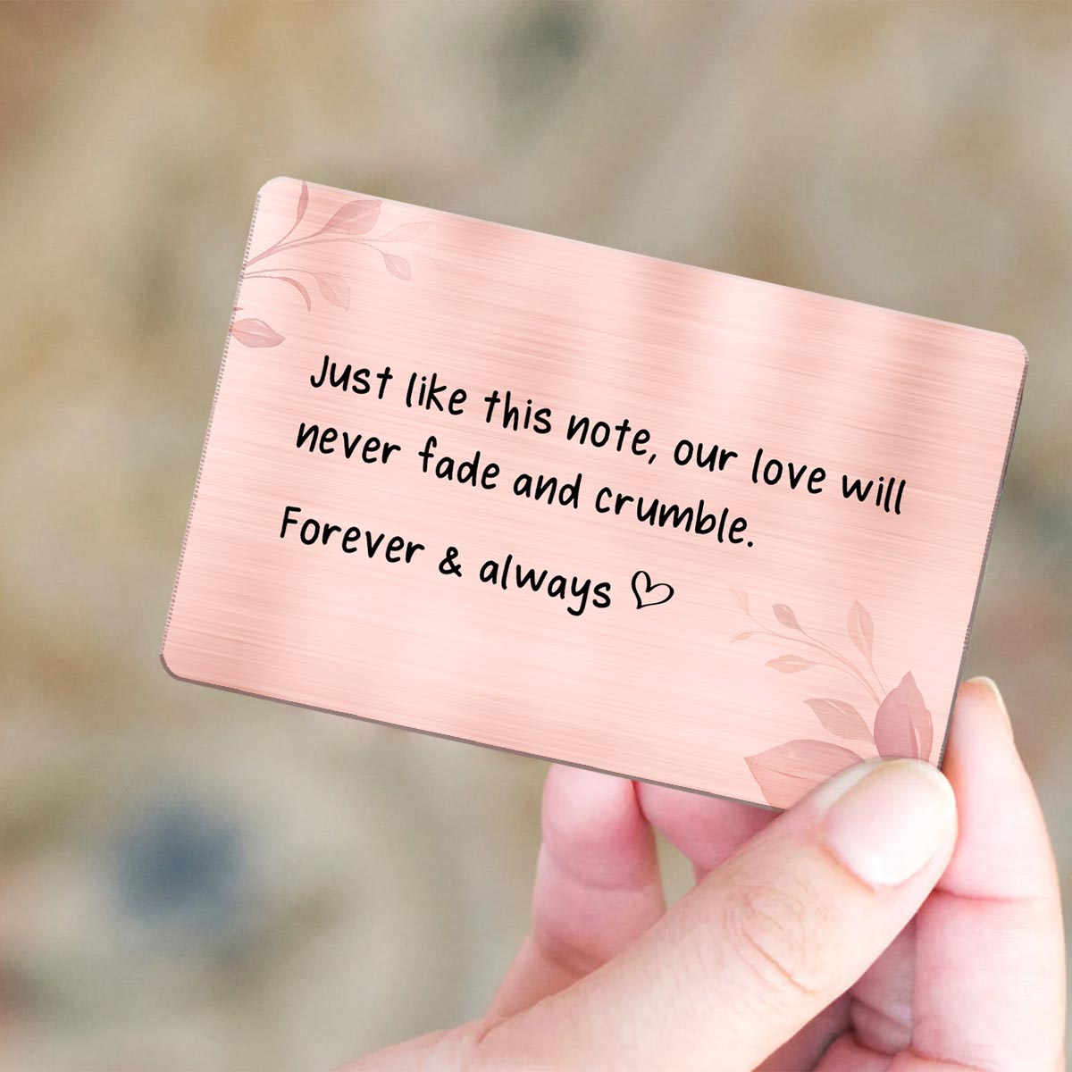 Like Mother Like Daughters We Love You Doll Women Sitting Personalized Metal Wallet Card