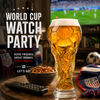 World Cup 2026 Football Trophy Beer Glass, Match Day Beer Glass, Birthday Gift for Him, Gift for Dad