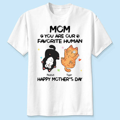 Favorite Human Naughty Cats Personalized Shirt