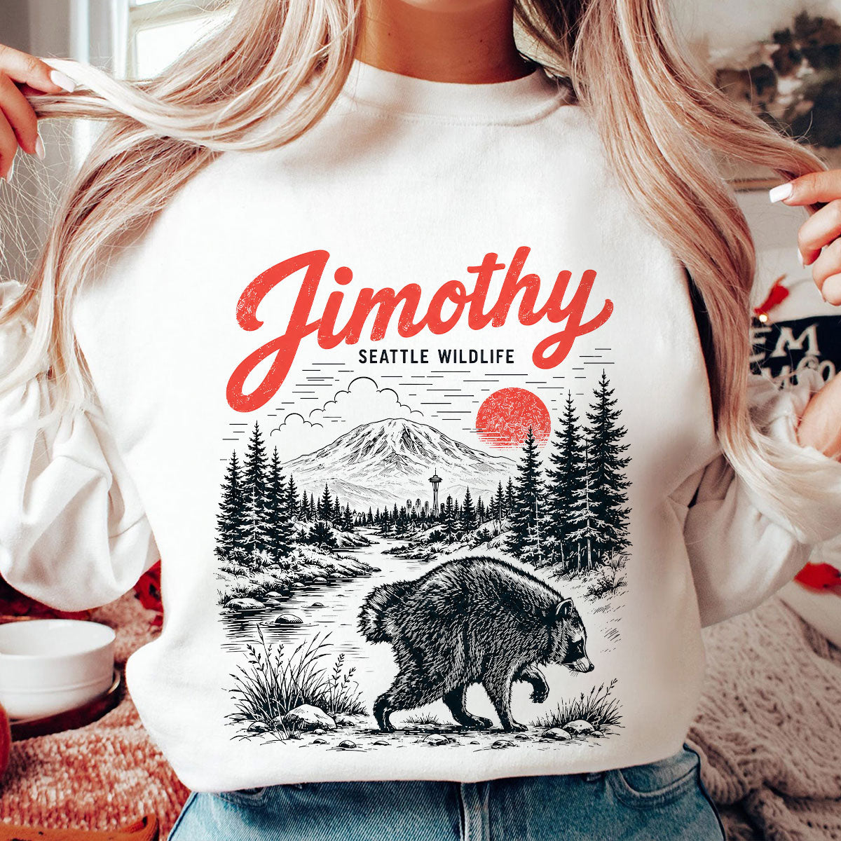 Loveable Viral Seattle Jimothy Raccoon Shirt - Trending 2026 Shirt