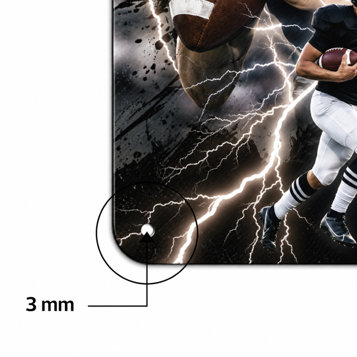 Trending Bootleg Sport Photos Insert - Personalized Metal Sign - Gift For Boy, Girl