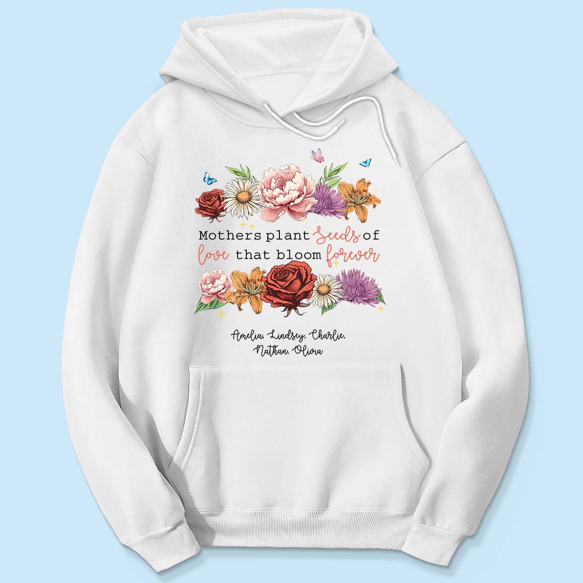 Mothers Plant Seed of Love Personalized Birth Month Shirt, Gift for Moms