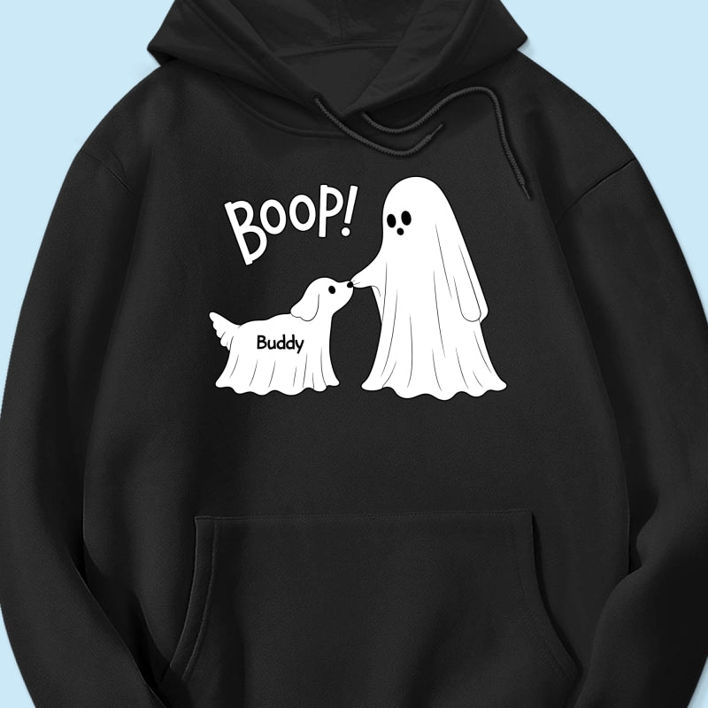 Cute Funny Ghost Boo-p Dog - Personalized Shirt - Halloween Shirt For Dog Lovers