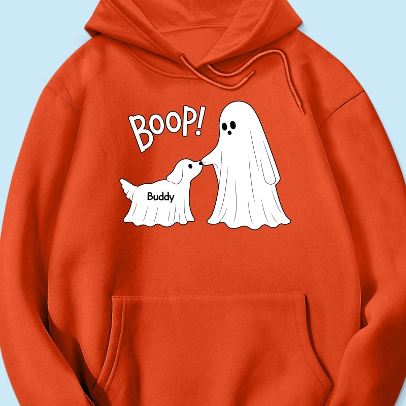 Cute Funny Ghost Boo-p Dog - Personalized Shirt - Halloween Shirt For Dog Lovers