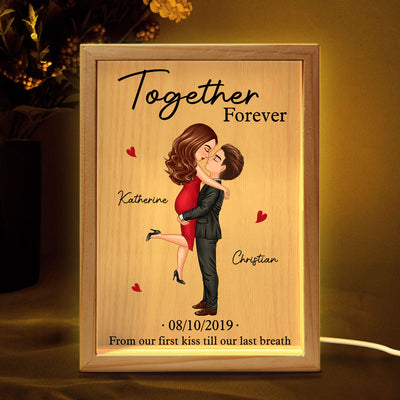 Annoying Each Other Together Forever, Couple Personalized Frame Light Box, Anniversary Gift For Her, Gift For Him