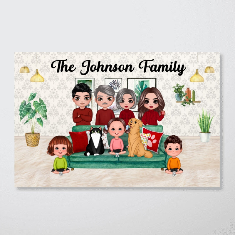 Big Family Gathering Personalized Poster