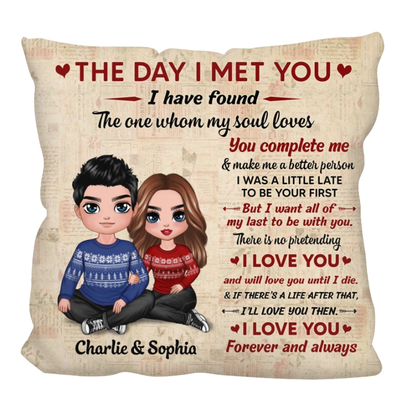Couple Forever And Always Personalized Pillow (Insert Included)