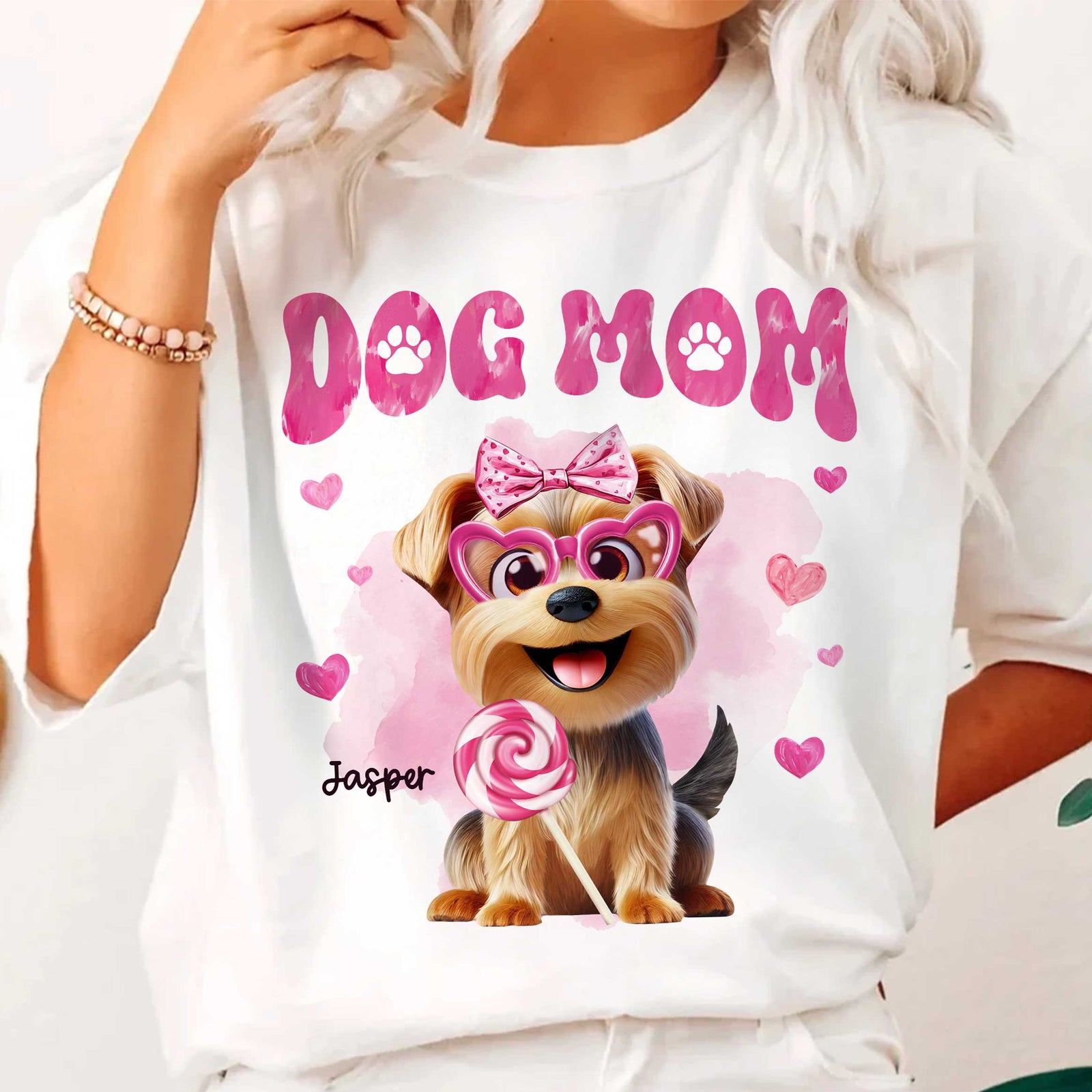 Funny Cartoon Dogs Dog Mom Personalized Shirt,  Gift For Dog Lovers, Dog Moms