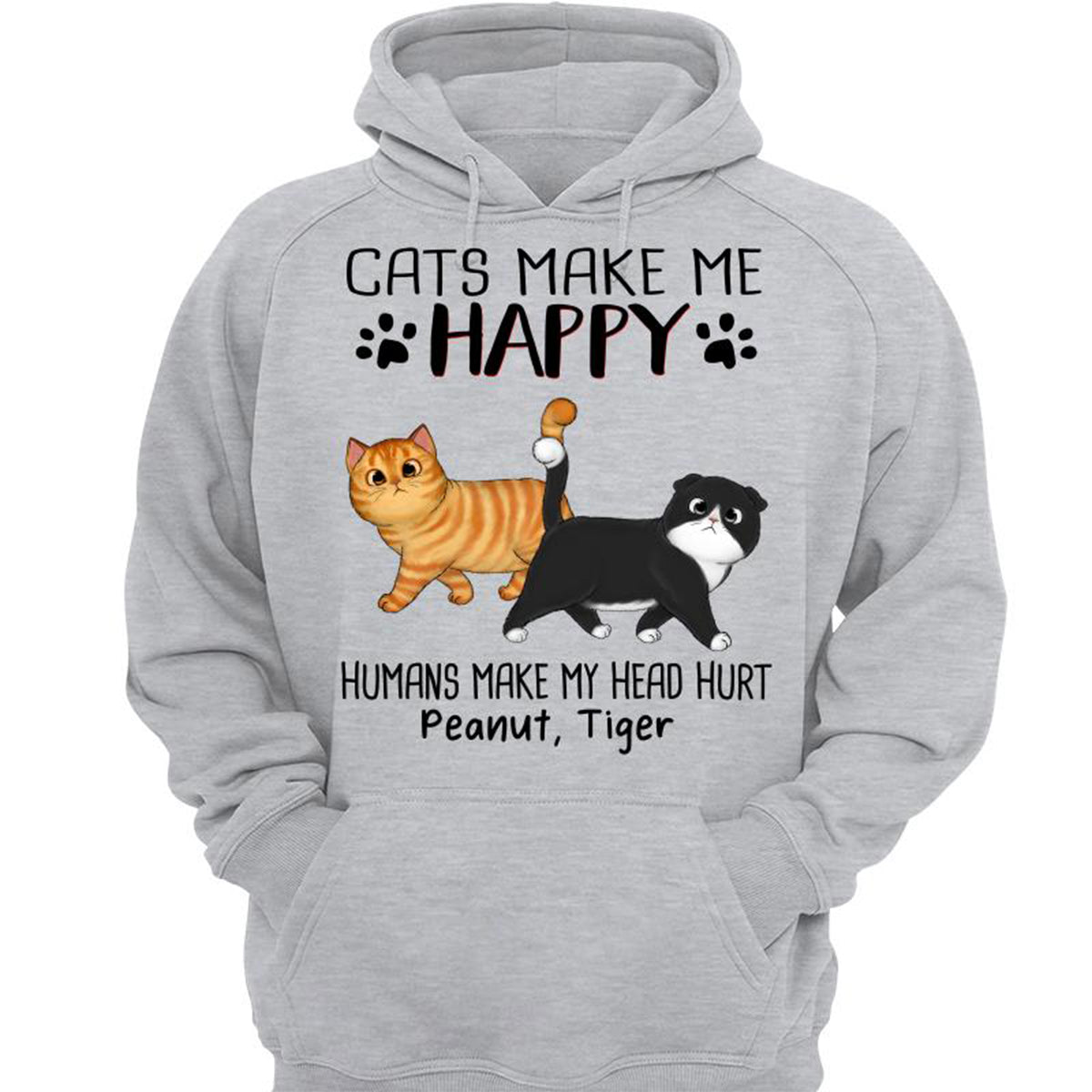 Walking Fluffy Cats Gift For Cat Lovers Personalized Shirt