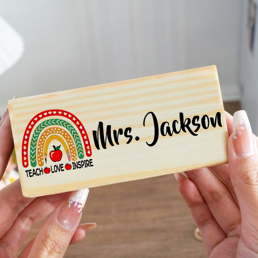 Personalized Teacher Whiteboard Eraser, Custom Teacher Appreciation Gifts, Chalkboard Eraser with Marker, Preschool Teacher Name gifts