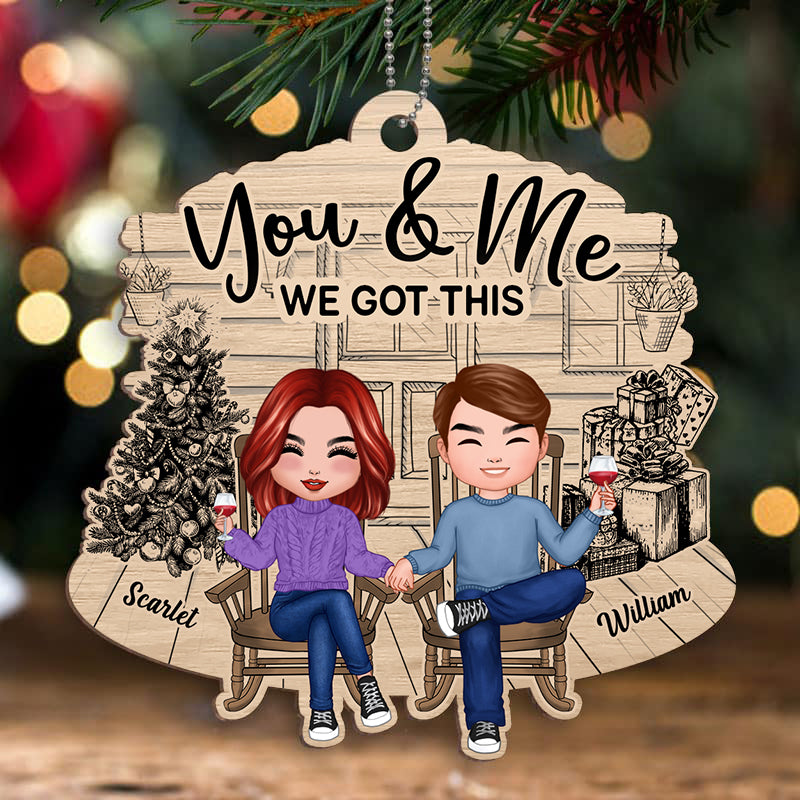 Couple We Got This Personalized Christmas Wooden Ornament