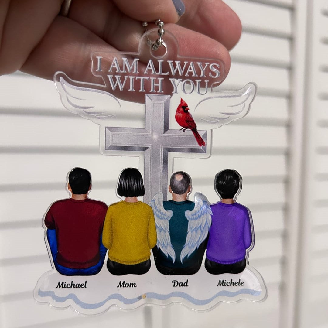 Always With You Family Memorial Keepsake - Personalized Acrylic Ornament
