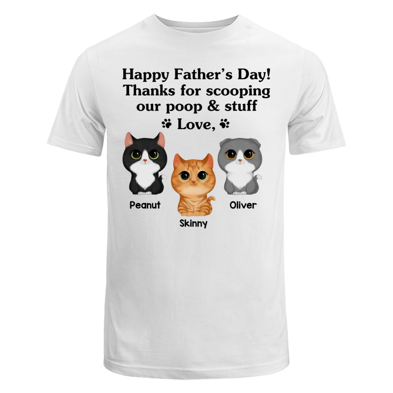 Happy Father‘s Day Watercolor Cute Cats Gift For Cat Dad Personalized Shirt