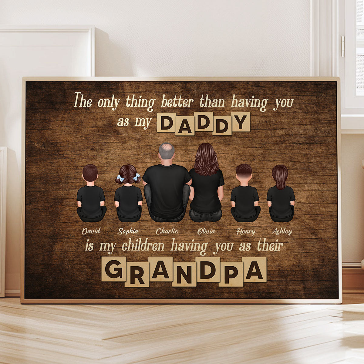 The Only Thing Better Having You As My Dad Grandpa Personalized Poster, Gift For Grandpa