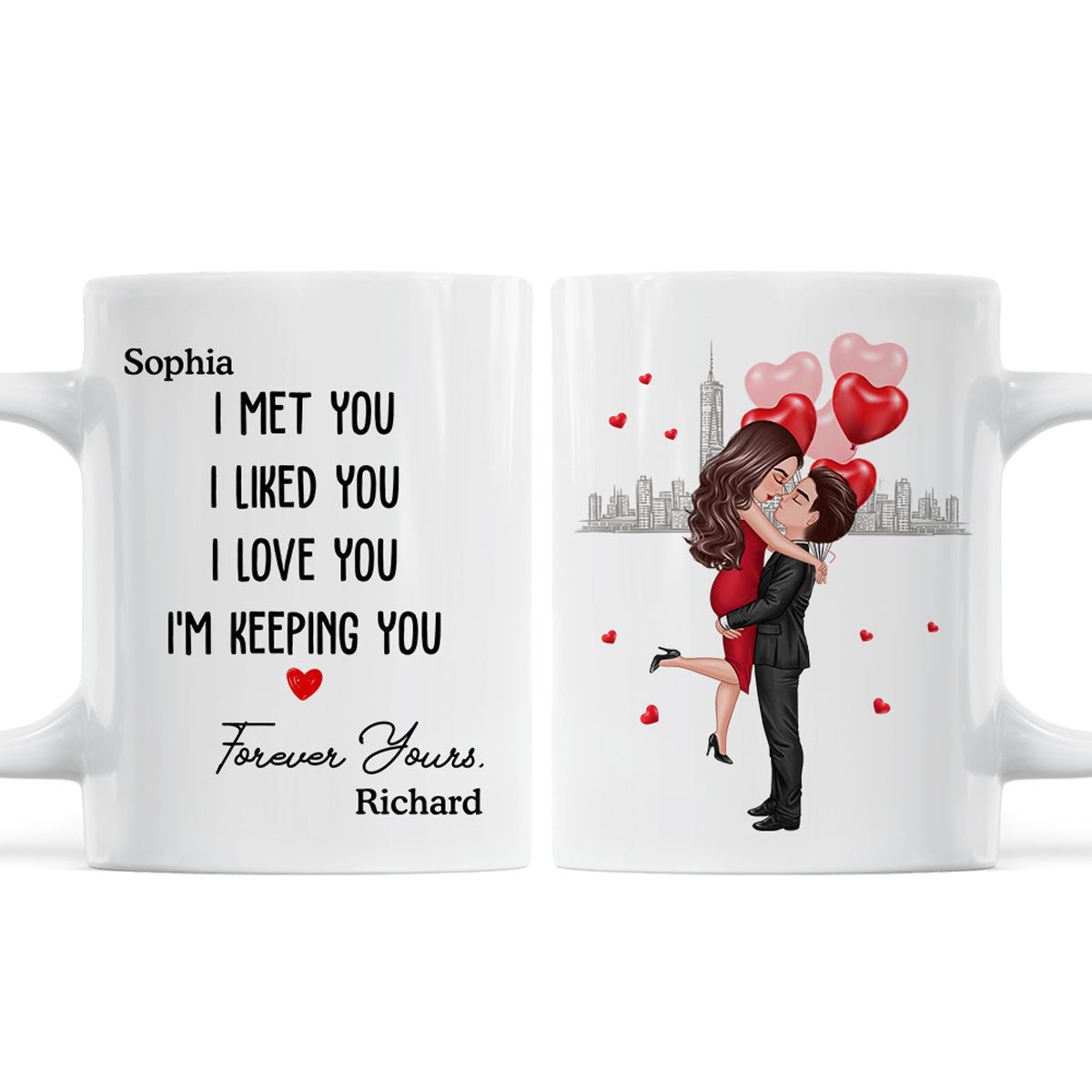 Forever Yours Couple Anniversary Gift  Personalized Mug