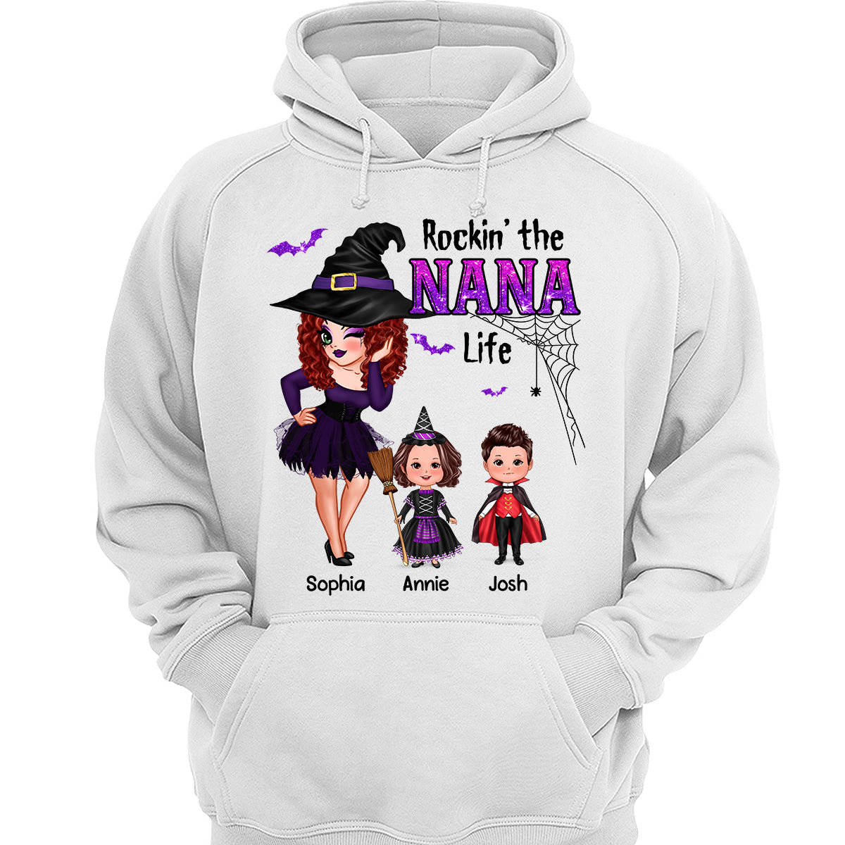 Pretty Woman Halloween Rockin‘ The Grandma Mom Auntie Life Personalized Shirt