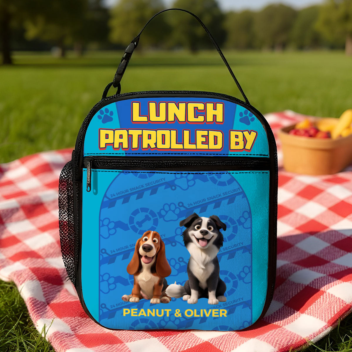 Lunched Patrolled by Dogs Personalized Insulated Lunch Bag for Kids, Back to School Gift for Kids