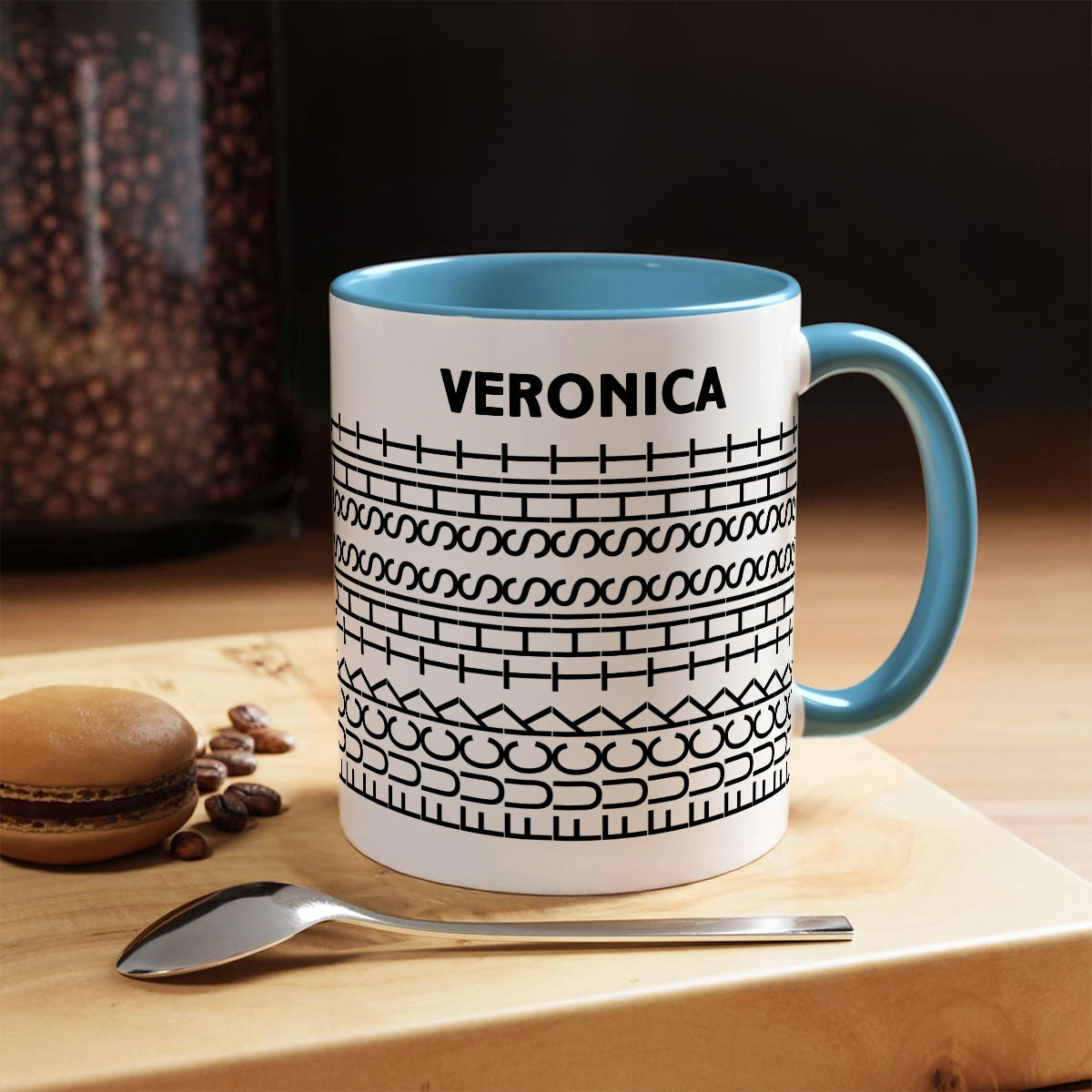 FK This Sht Funny Personalized Mug 11oz, Hidden Funny Message Mug, Father's Day Gift for Dad, Gift for Colleagues, Custom Name