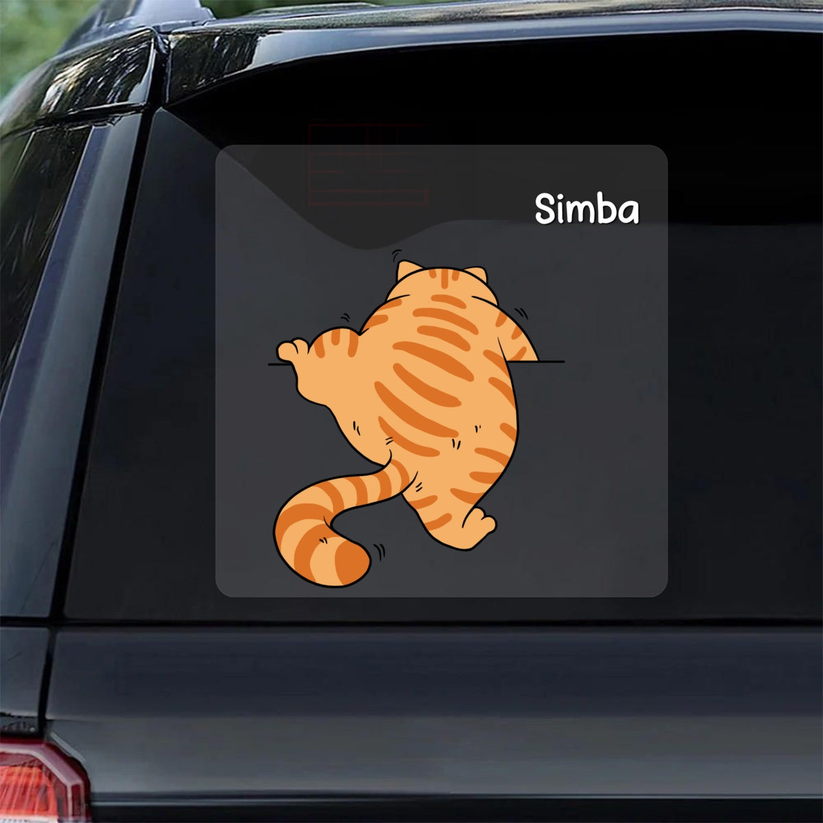 Cute Naughty Cat Decor Gift For Cat Lover Personalized Decal