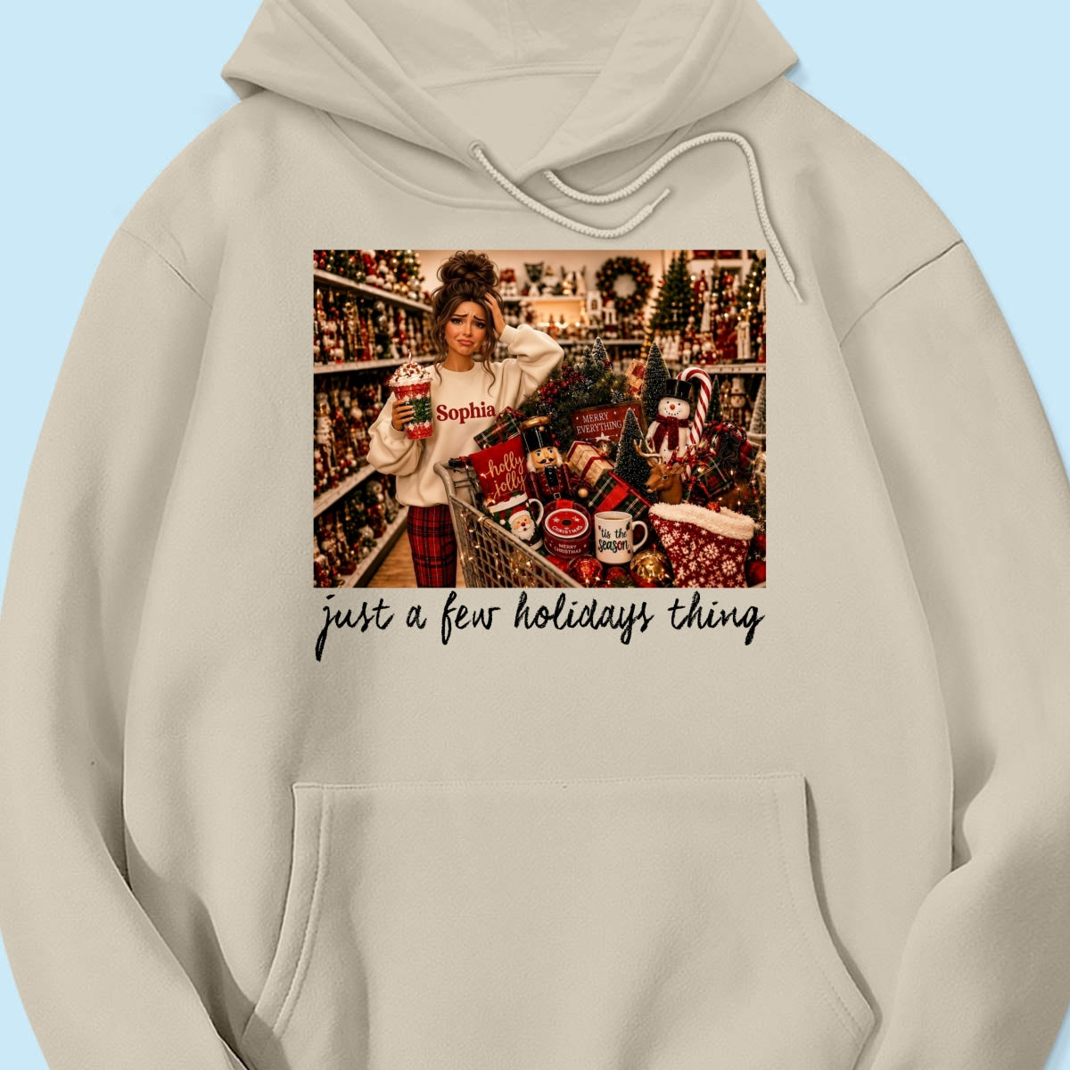 Just A Few Holiday Things Custom Portrait from Photo - Personalized Shirt
