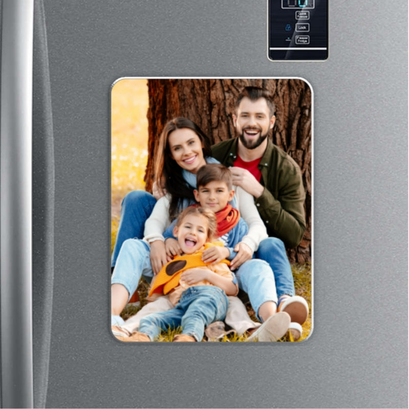 Custom Photo Family Couple Best Friends Gift Personalized Acrylic Fridge Magnet