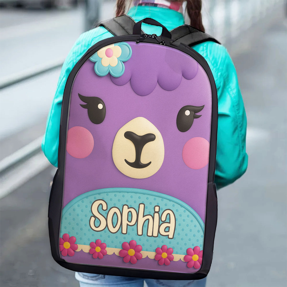 Monogram Animal Theme Personalized Kid Backpack, Back to School Backpack for Boys, Girls, 12 Different Designs