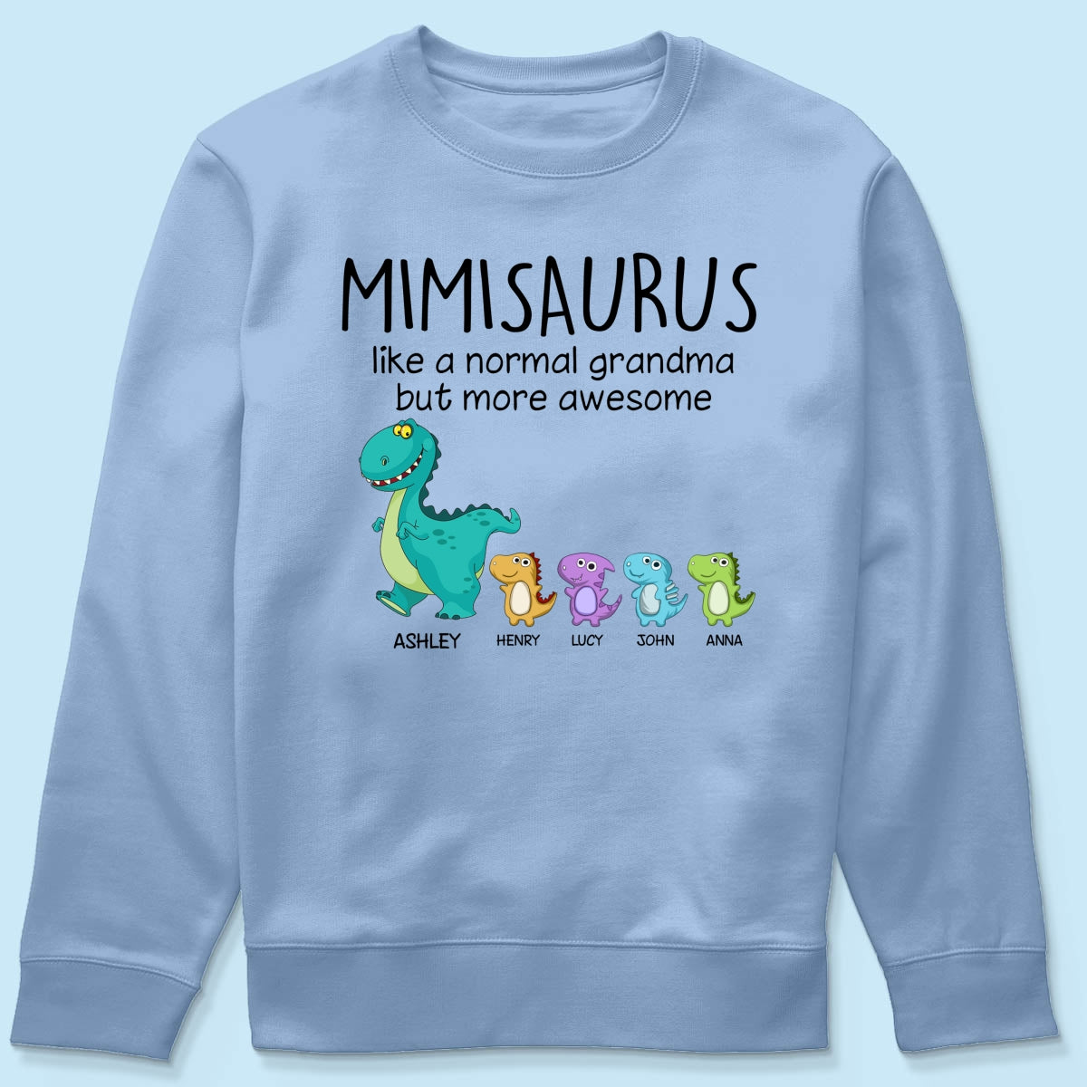 Grandmasaurus And Kids Personalized Shirt