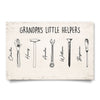 Grandpa Little Helpers Personalized Horizontal Poster