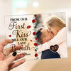 From Our First Kiss Till Our Last Breath Couple Photo Personalized Acrylic Plaque