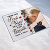 From Our First Kiss Till Our Last Breath Couple Photo Personalized Acrylic Plaque