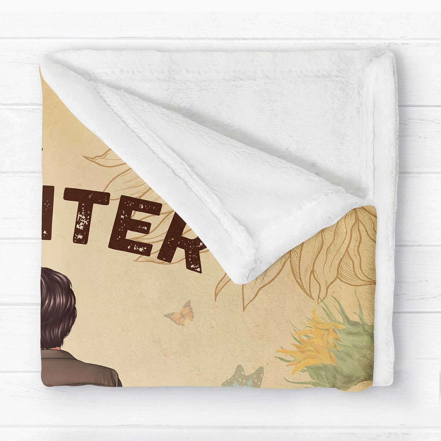 To My Daughter From Mom Happy Mother's Day Personalized Fleece Blanket, Gift For Daughter
