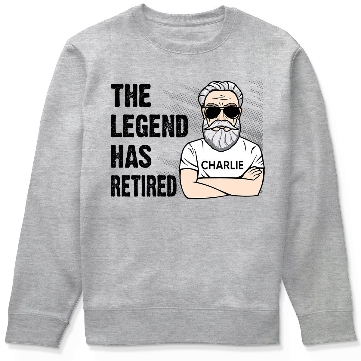 The Legend Has Retired Happy Retirement Gift Personalized Shirt