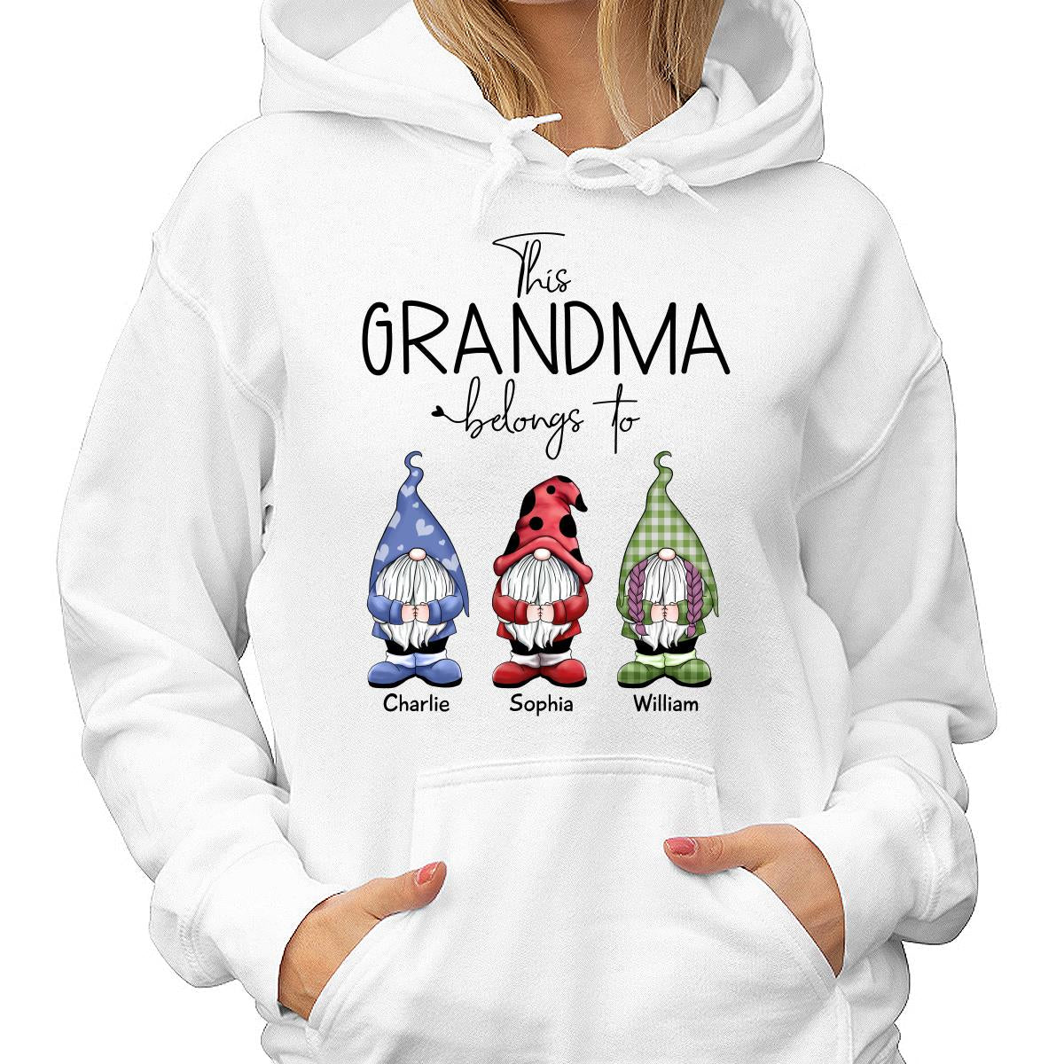 This Grandma Belongs To Little Gnomes Personalized Shirt