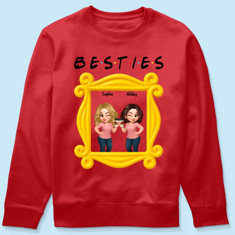 Best Friends Personalized Funny Matching Shirts, Sweatshirts, Fall Gift for Best Friends