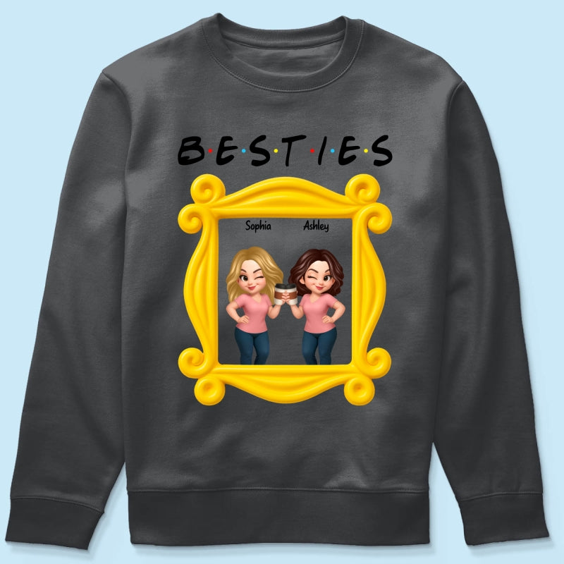 Best Friends Personalized Funny Matching Shirts, Sweatshirts, Fall Gift for Best Friends