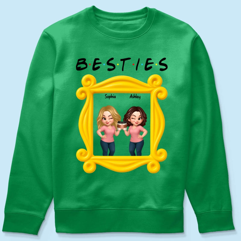 Best Friends Personalized Funny Matching Shirts, Sweatshirts, Fall Gift for Best Friends
