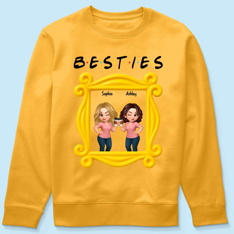 Best Friends Personalized Funny Matching Shirts, Sweatshirts, Fall Gift for Best Friends