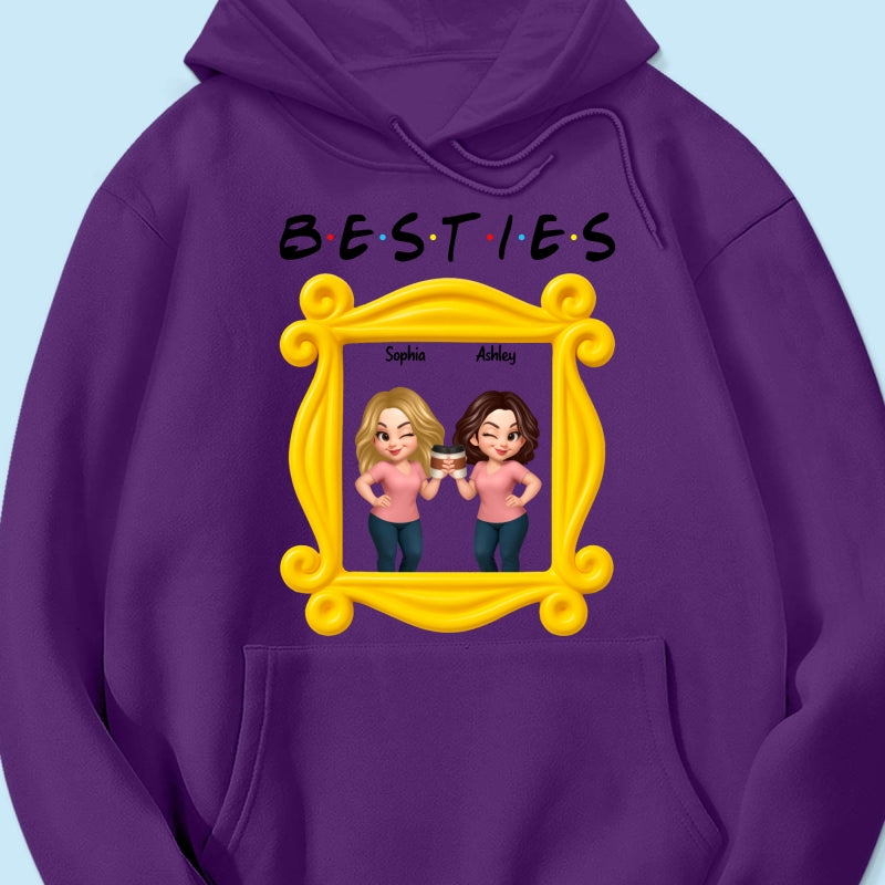 Best Friends Personalized Funny Matching Shirts, Sweatshirts, Fall Gift for Best Friends