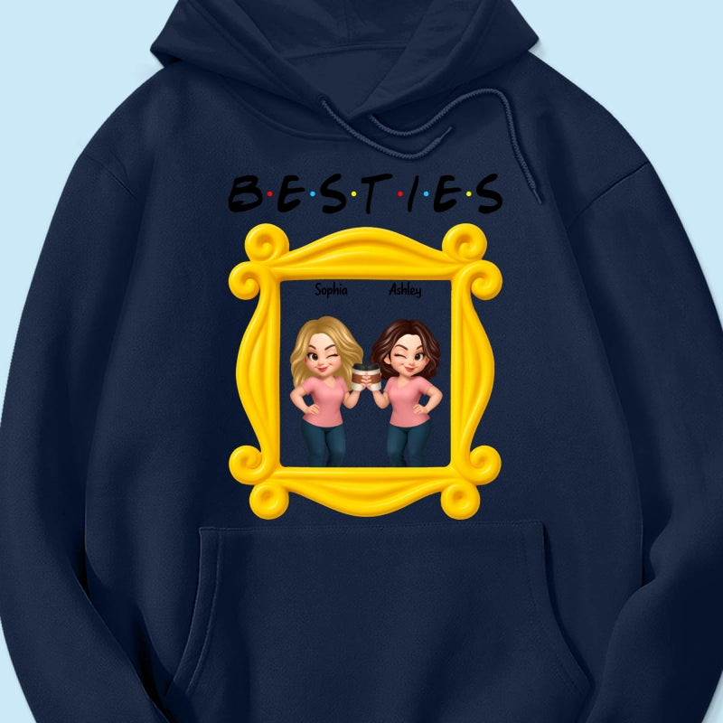 Best Friends Personalized Funny Matching Shirts, Sweatshirts, Fall Gift for Best Friends
