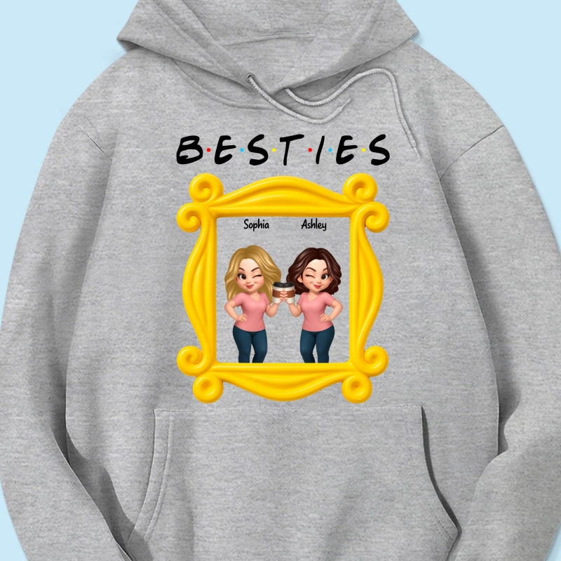 Best Friends Personalized Funny Matching Shirts, Sweatshirts, Fall Gift for Best Friends