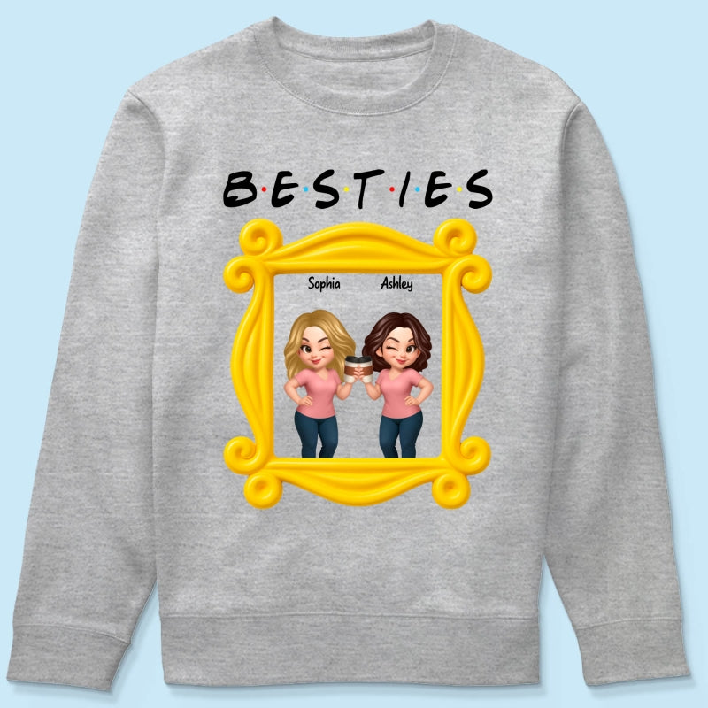 Best Friends Personalized Funny Matching Shirts, Sweatshirts, Fall Gift for Best Friends