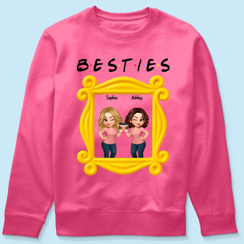 Best Friends Personalized Funny Matching Shirts, Sweatshirts, Fall Gift for Best Friends