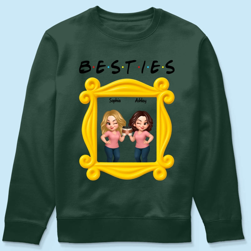 Best Friends Personalized Funny Matching Shirts, Sweatshirts, Fall Gift for Best Friends